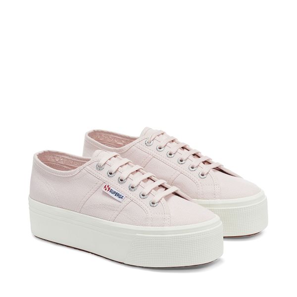 Superga 2790 Platform Red Platform Sneakers - Women's USA | US9807360